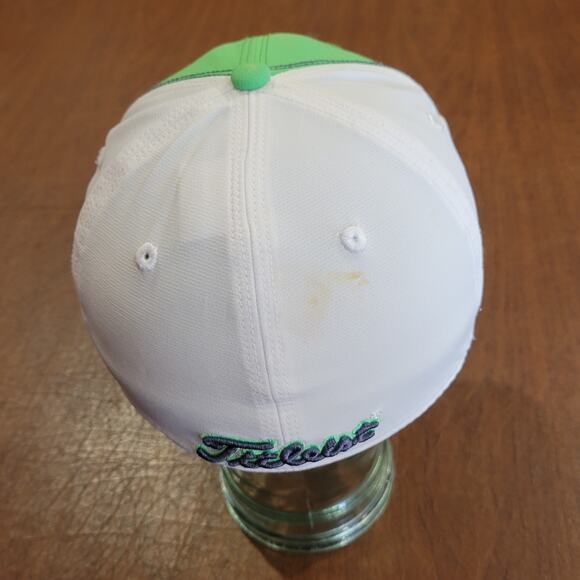 Titleist A-Flex Hat Cap Fitted Size S-M Green / White - Picture 3 of 8